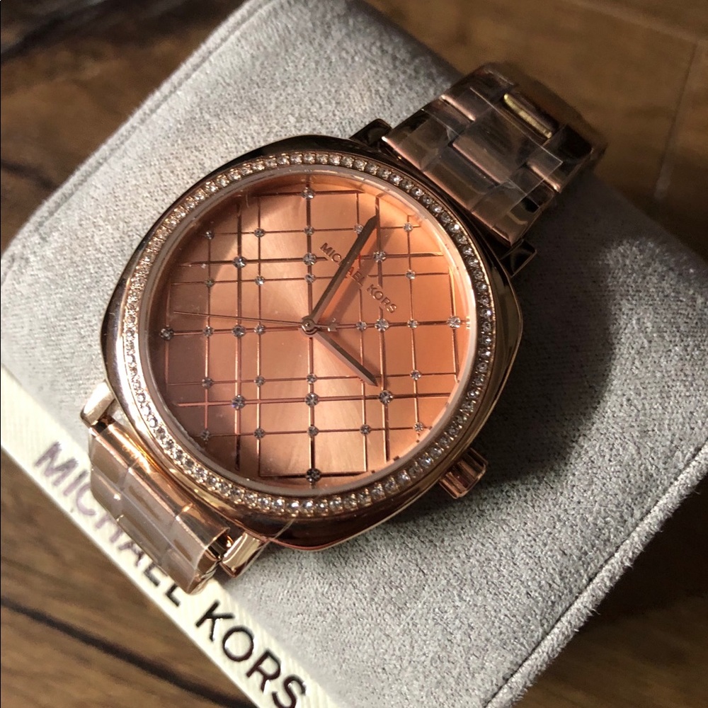 FREE SHIPPING! MICHAEL KORS-NWT Rose Gold WATCH - Picture 9 of 12